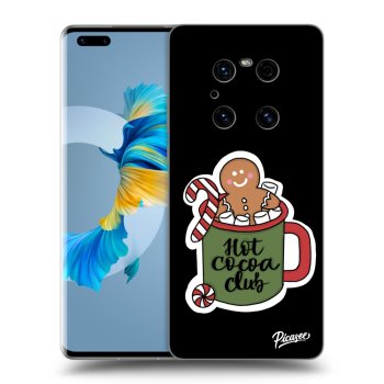 Picasee Μαύρη θήκη σιλικόνης για Huawei Mate 40 Pro - Hot Cocoa Club