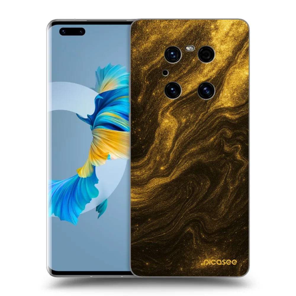 Picasee Μαύρη θήκη σιλικόνης για Huawei Mate 40 Pro - Black