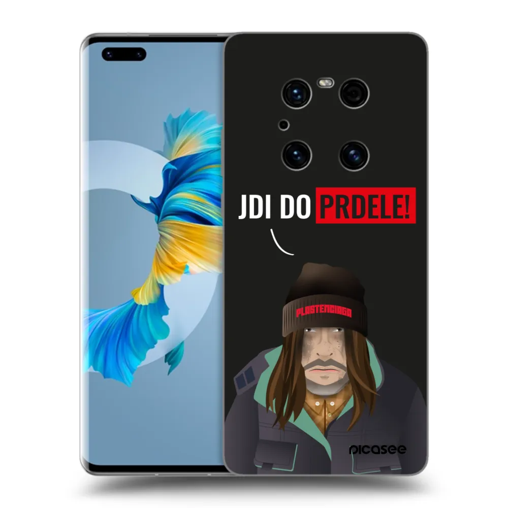 Picasee Μαύρη θήκη σιλικόνης για Huawei Mate 40 Pro - Bezďák