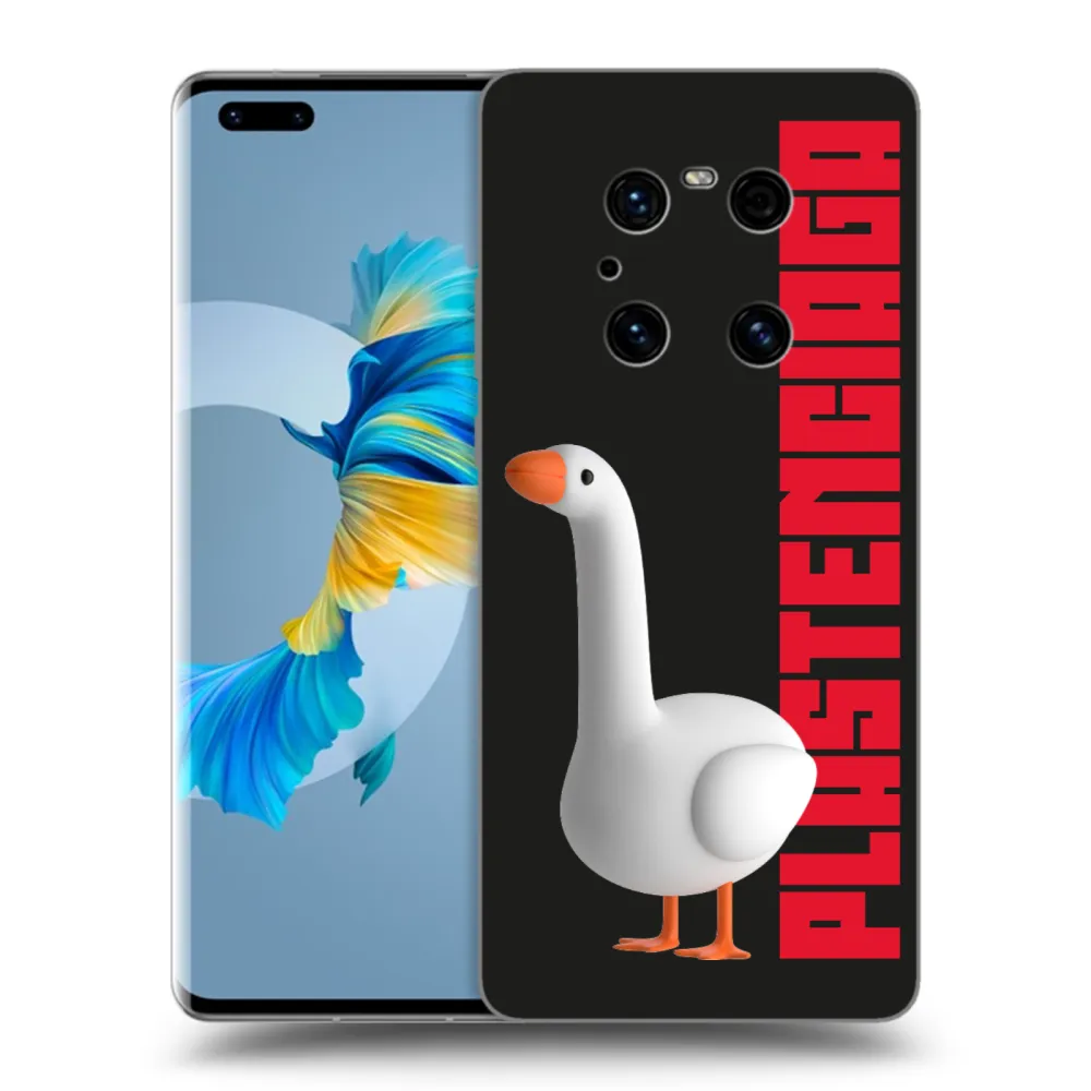 Picasee Μαύρη θήκη σιλικόνης για Huawei Mate 40 Pro - Kiky Ricky