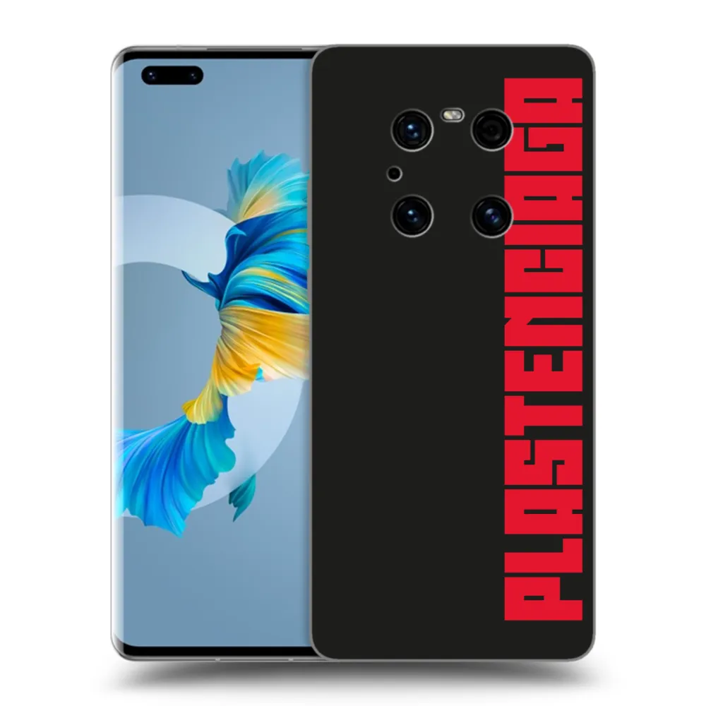 Picasee Μαύρη θήκη σιλικόνης για Huawei Mate 40 Pro - Plastenciaga