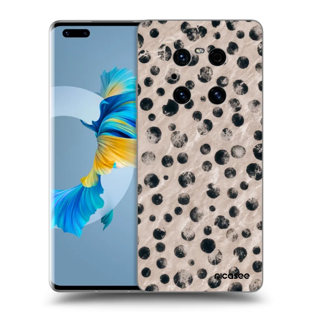 Picasee Μαύρη θήκη σιλικόνης για Huawei Mate 40 Pro - Inked