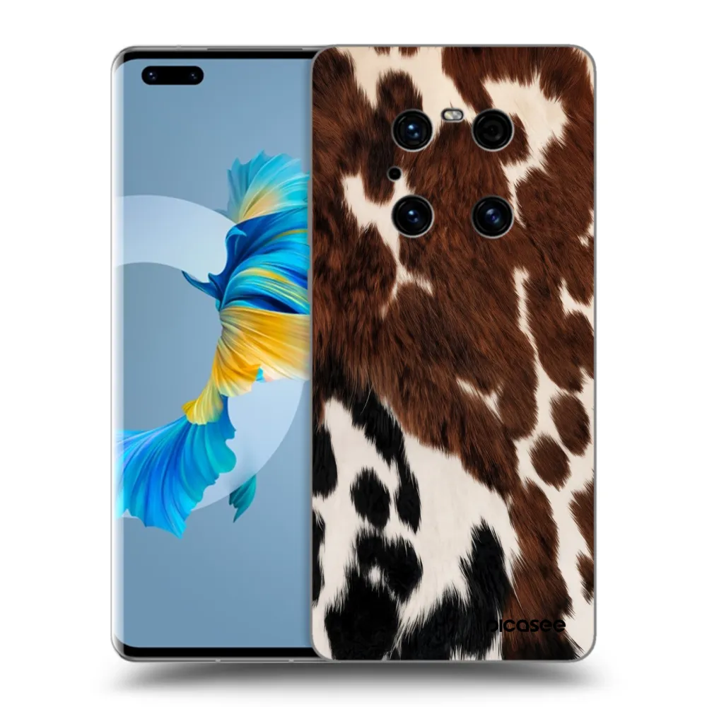 Picasee Μαύρη θήκη σιλικόνης για Huawei Mate 40 Pro - Rust