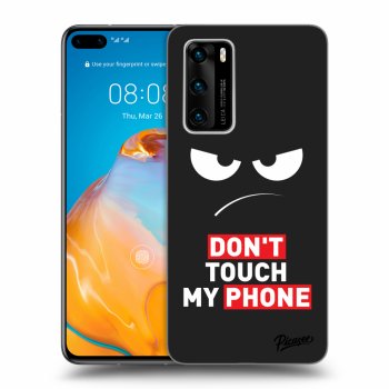 Θήκη για Huawei P40 - Angry Eyes - Transparent