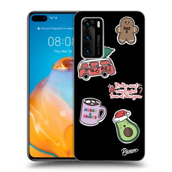 Θήκη για Huawei P40 - Christmas Stickers