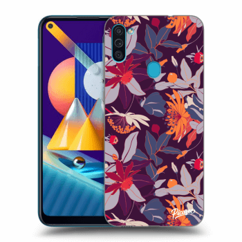 Θήκη για Samsung Galaxy M11 - Purple Leaf