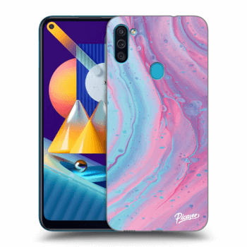 Θήκη για Samsung Galaxy M11 - Pink liquid