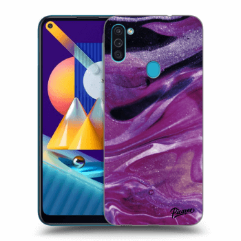 Θήκη για Samsung Galaxy M11 - Purple glitter