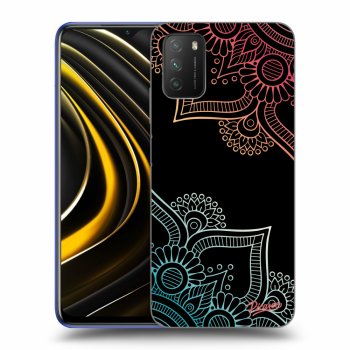 Θήκη για Xiaomi Poco M3 - Flowers pattern