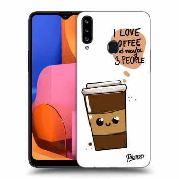 Θήκη για Samsung Galaxy A20s - Cute coffee