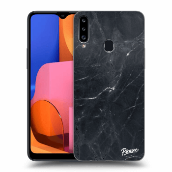 Θήκη για Samsung Galaxy A20s - Black marble