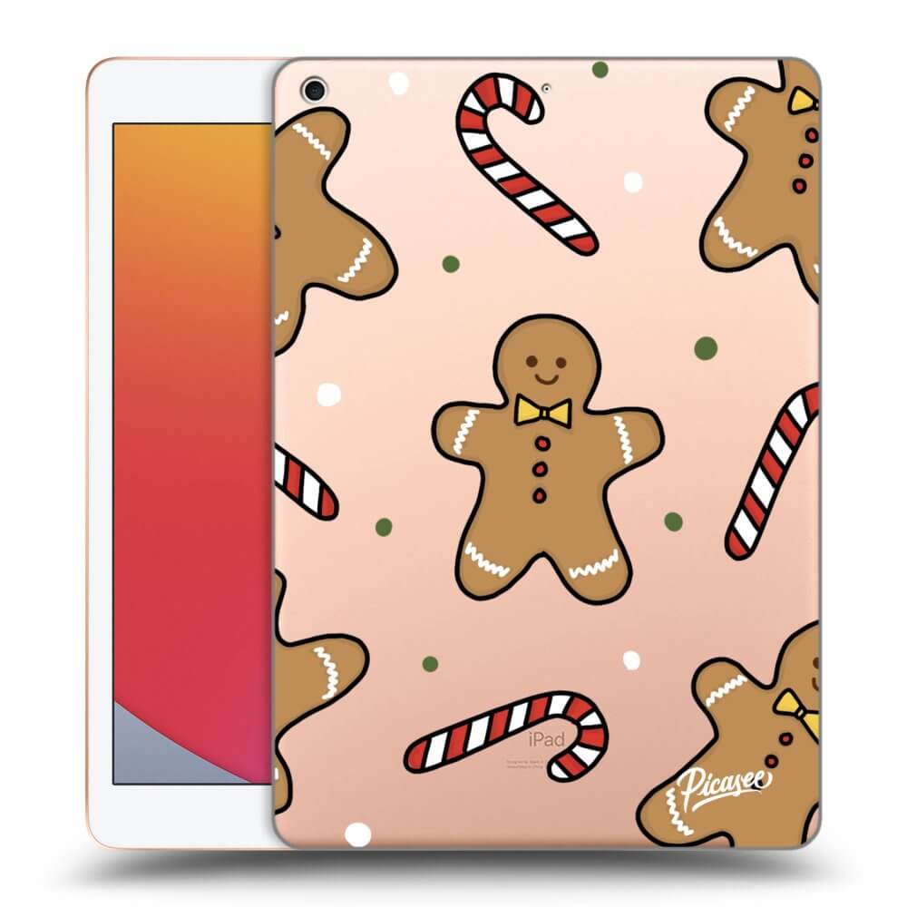 Picasee διαφανής θήκη σιλικόνης Apple iPad 10.2" 2020 (8. gen) - Gingerbread
