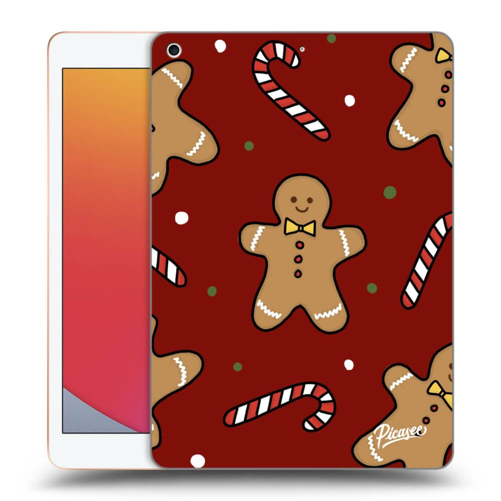 Picasee διαφανής θήκη σιλικόνης Apple iPad 10.2" 2020 (8. gen) - Gingerbread 2