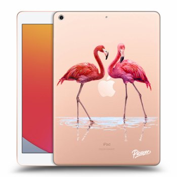 Θήκη για Apple iPad 10.2" 2020 (8. gen) - Flamingos couple