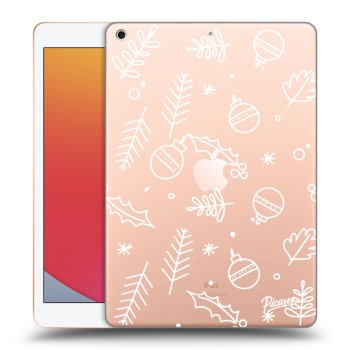 Picasee διαφανής θήκη σιλικόνης Apple iPad 10.2" 2020 (8. gen) - Mistletoe