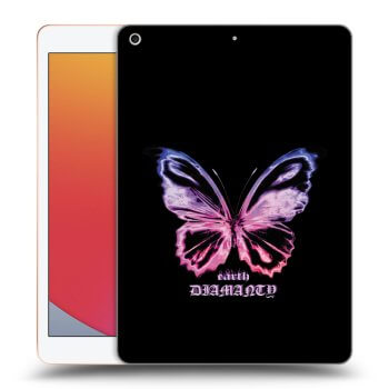 Picasee διαφανής θήκη σιλικόνης Apple iPad 10.2" 2020 (8. gen) - Diamanty Purple