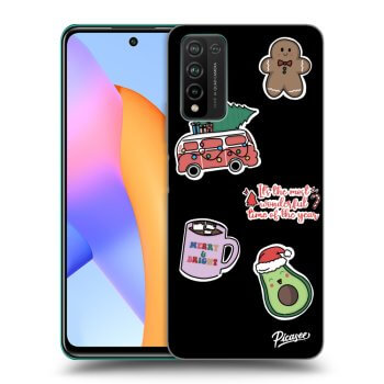 Θήκη για Honor 10X Lite - Christmas Stickers