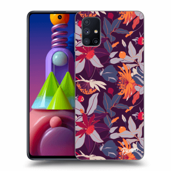 Θήκη για Samsung Galaxy M51 M515F - Purple Leaf