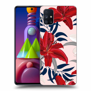 Θήκη για Samsung Galaxy M51 M515F - Red Lily