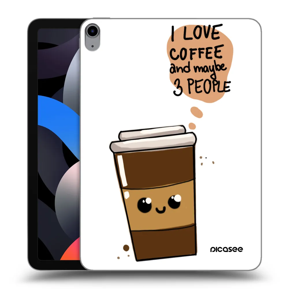 Picasee διαφανής θήκη σιλικόνης Apple iPad Air 4 10.9" 2020 - Cute coffee