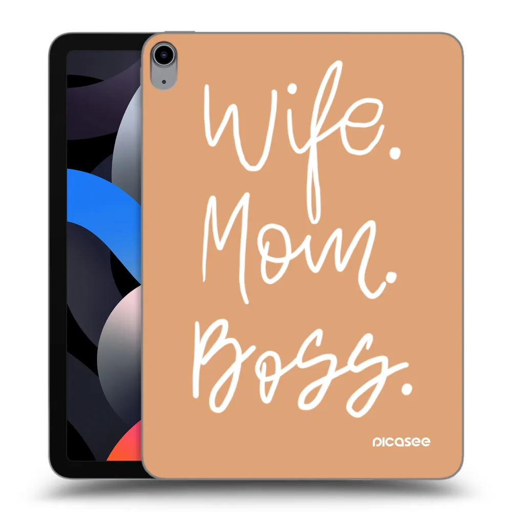 Picasee διαφανής θήκη σιλικόνης Apple iPad Air 4 10.9" 2020 - Boss Mama