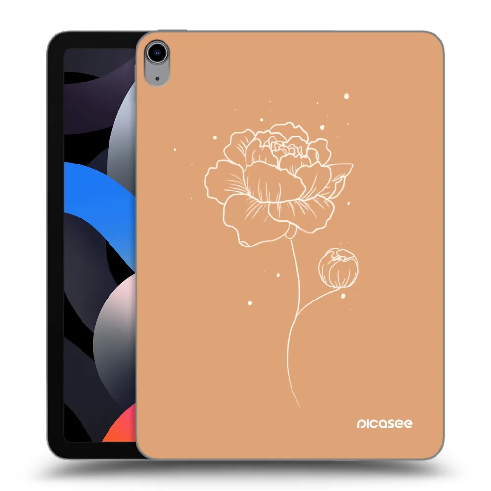 Picasee διαφανής θήκη σιλικόνης Apple iPad Air 4 10.9" 2020 - Peonies