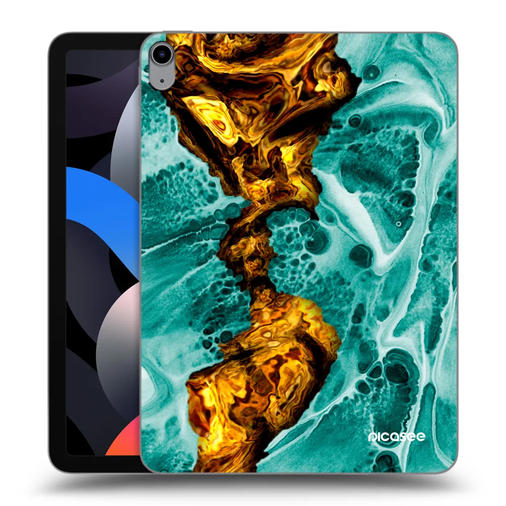 Picasee διαφανής θήκη σιλικόνης Apple iPad Air 4 10.9" 2020 - Goldsky