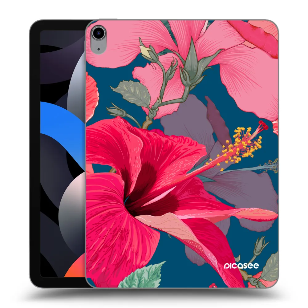 Picasee διαφανής θήκη σιλικόνης Apple iPad Air 4 10.9" 2020 - Hibiscus