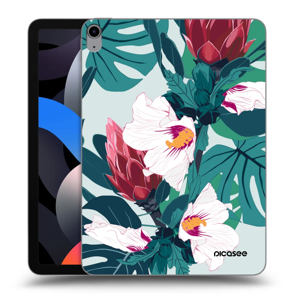 Picasee διαφανής θήκη σιλικόνης Apple iPad Air 4 10.9" 2020 - Rhododendron