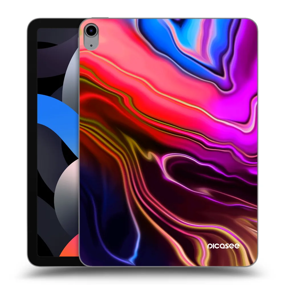 Picasee διαφανής θήκη σιλικόνης Apple iPad Air 4 10.9" 2020 - Electric