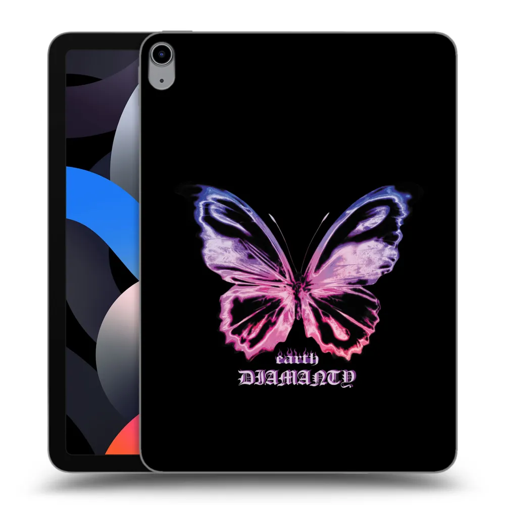 Picasee διαφανής θήκη σιλικόνης Apple iPad Air 4 10.9" 2020 - Diamanty Purple