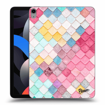 Picasee διαφανής θήκη σιλικόνης Apple iPad Air 4 10.9" 2020 - Colorful roof