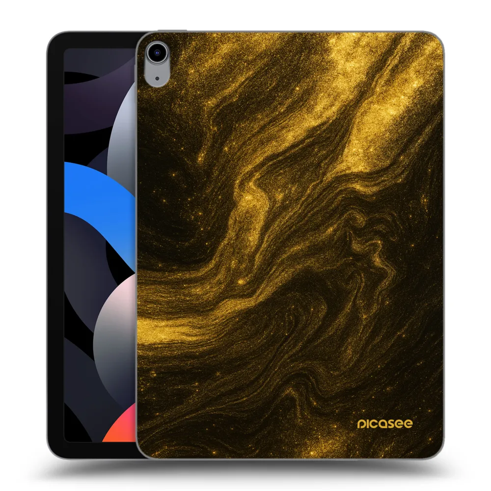 Picasee διαφανής θήκη σιλικόνης Apple iPad Air 4 10.9" 2020 - Black