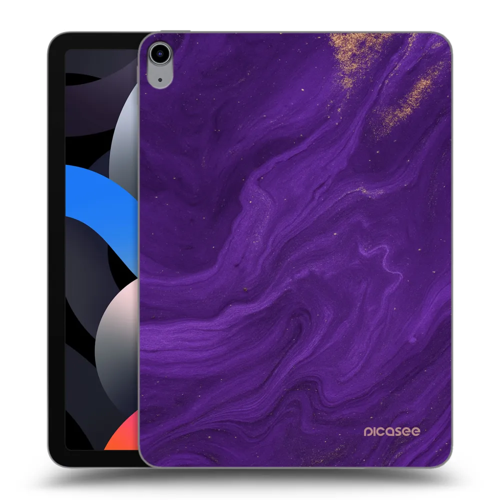Picasee διαφανής θήκη σιλικόνης Apple iPad Air 4 10.9" 2020 - Purple