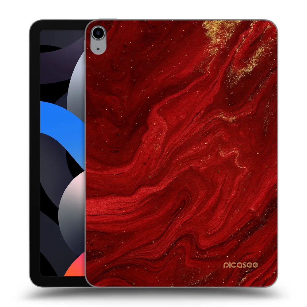 Picasee διαφανής θήκη σιλικόνης Apple iPad Air 4 10.9" 2020 - Red