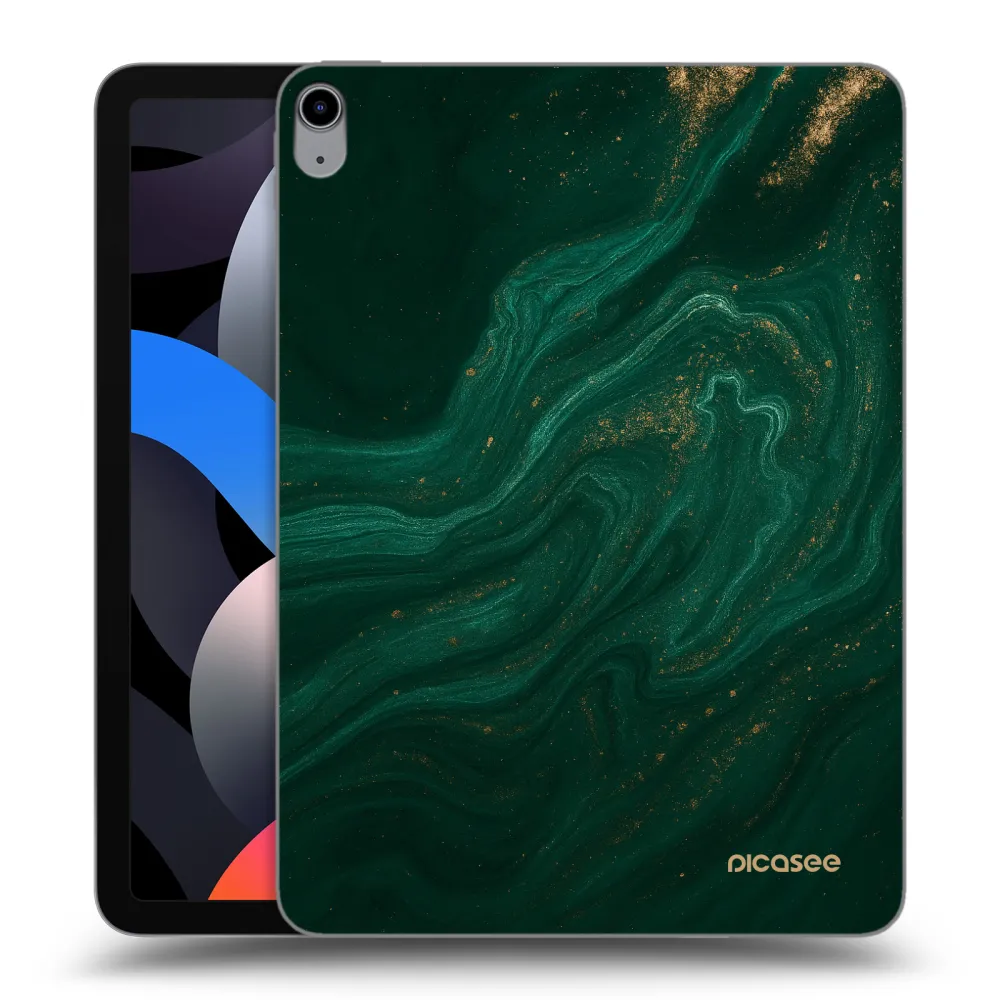 Picasee διαφανής θήκη σιλικόνης Apple iPad Air 4 10.9" 2020 - Green
