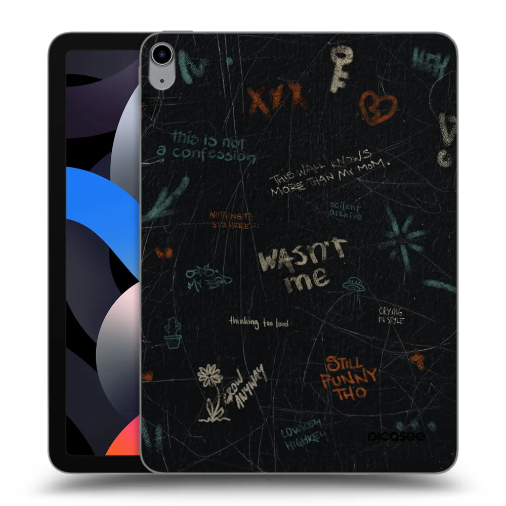 Picasee διαφανής θήκη σιλικόνης Apple iPad Air 4 10.9" 2020 - CONFESSION