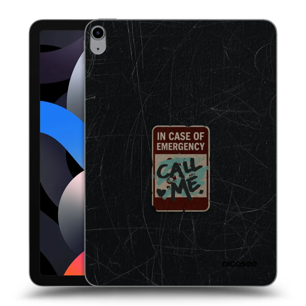 Picasee διαφανής θήκη σιλικόνης Apple iPad Air 4 10.9" 2020 - EMERGENCY