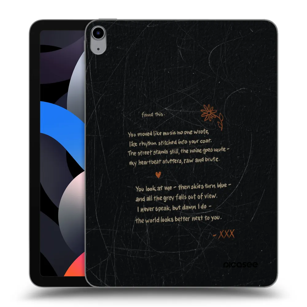 Picasee διαφανής θήκη σιλικόνης Apple iPad Air 4 10.9" 2020 - POET