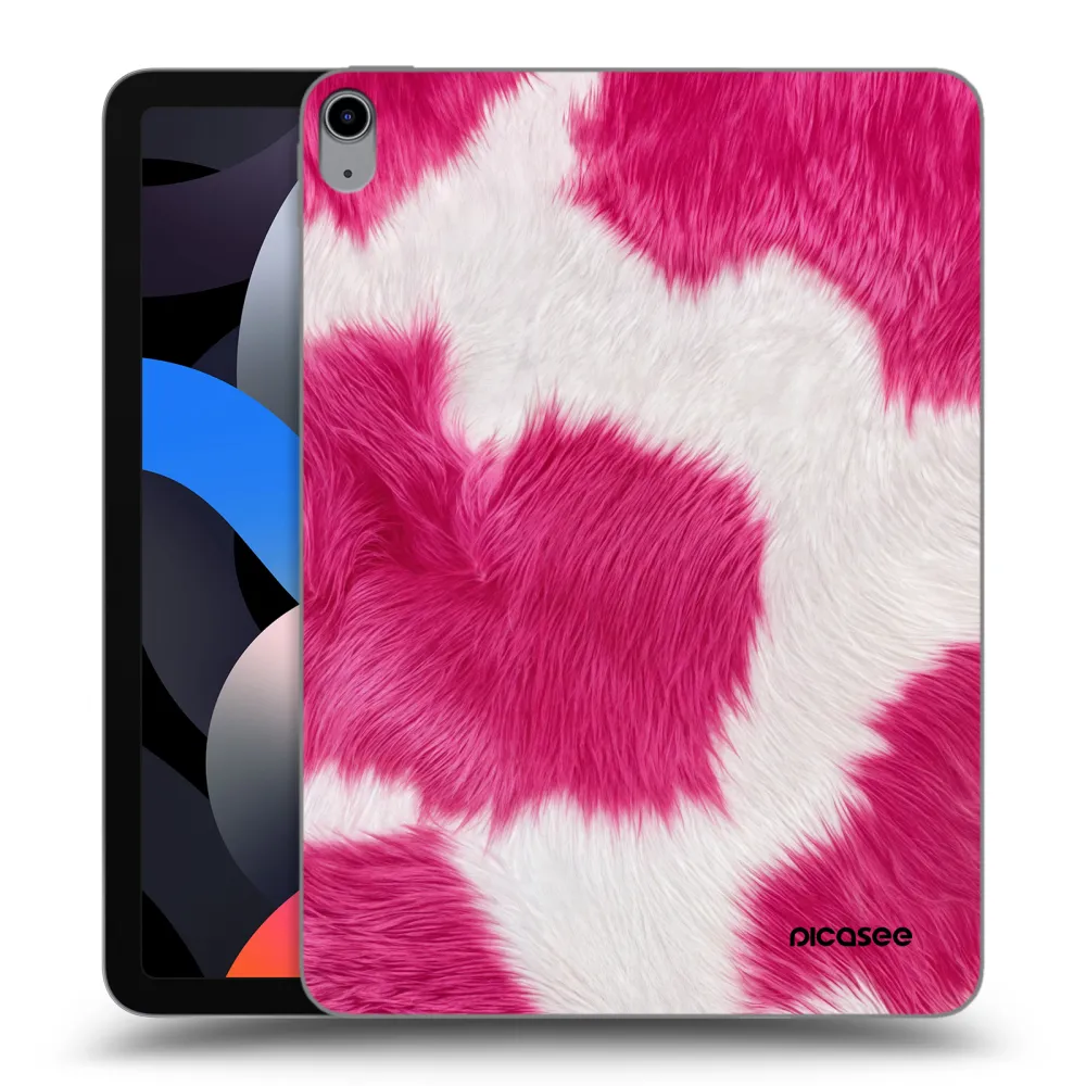 Picasee διαφανής θήκη σιλικόνης Apple iPad Air 4 10.9" 2020 - Pink Moo