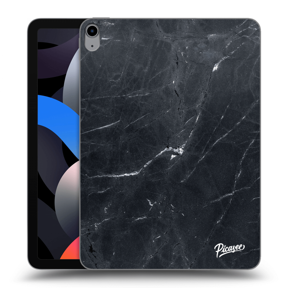 Picasee διαφανής θήκη σιλικόνης Apple iPad Air 4 10.9" 2020 - Black marble