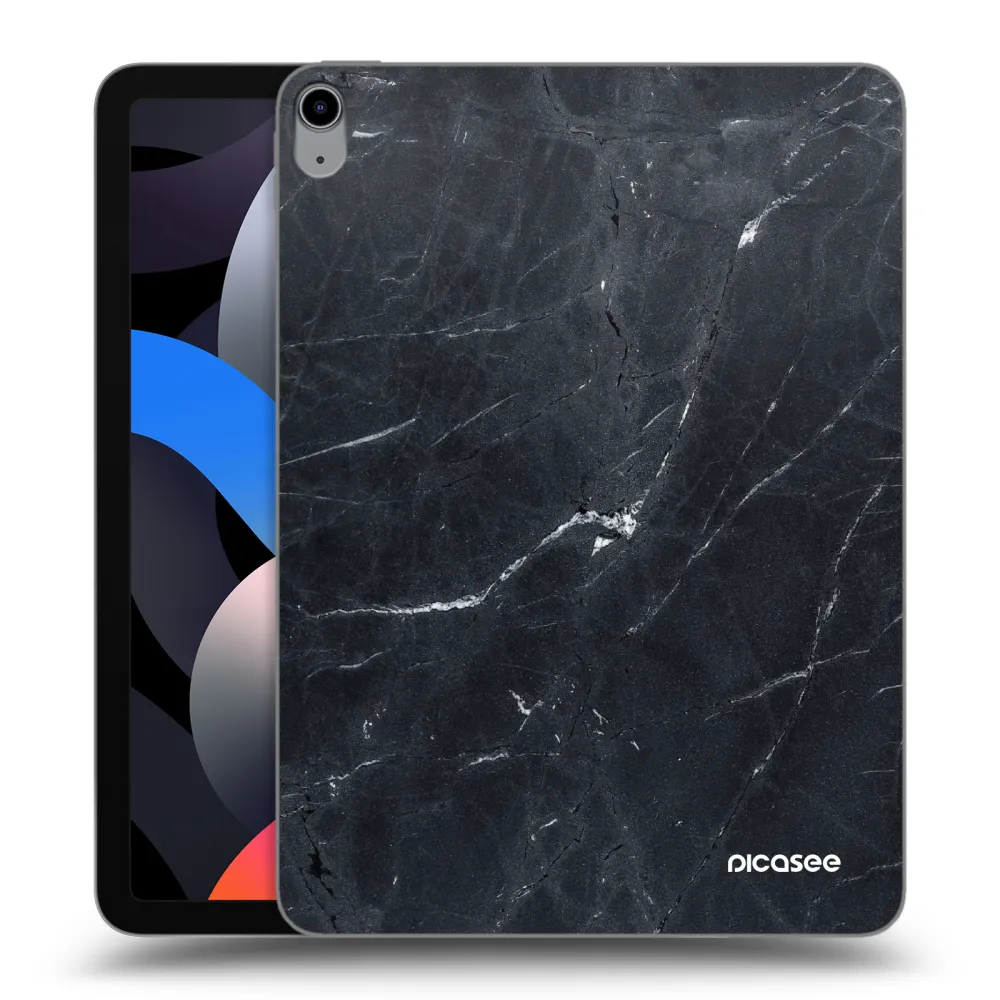 Picasee διαφανής θήκη σιλικόνης Apple iPad Air 4 10.9" 2020 - Black marble
