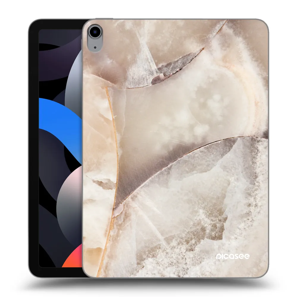 Picasee διαφανής θήκη σιλικόνης Apple iPad Air 4 10.9" 2020 - Cream marble