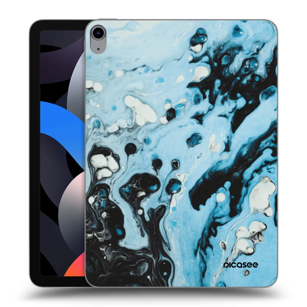 Picasee διαφανής θήκη σιλικόνης Apple iPad Air 4 10.9" 2020 - Organic blue