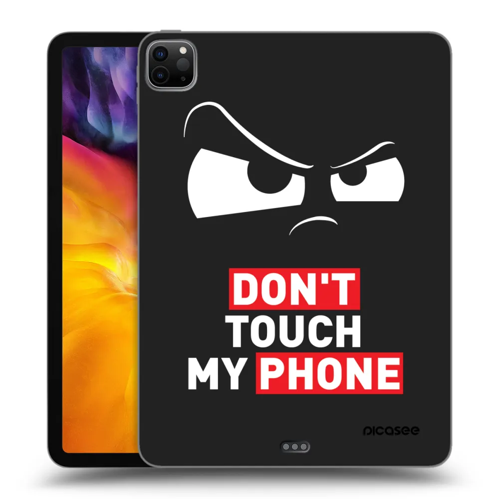 Picasee Μαύρη θήκη σιλικόνης για Apple iPad Pro 11" 2020 (2.gen) - Cloudy Eye - Transparent