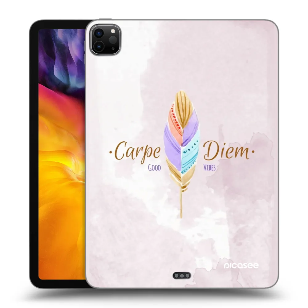 Picasee Μαύρη θήκη σιλικόνης για Apple iPad Pro 11" 2020 (2.gen) - Carpe Diem
