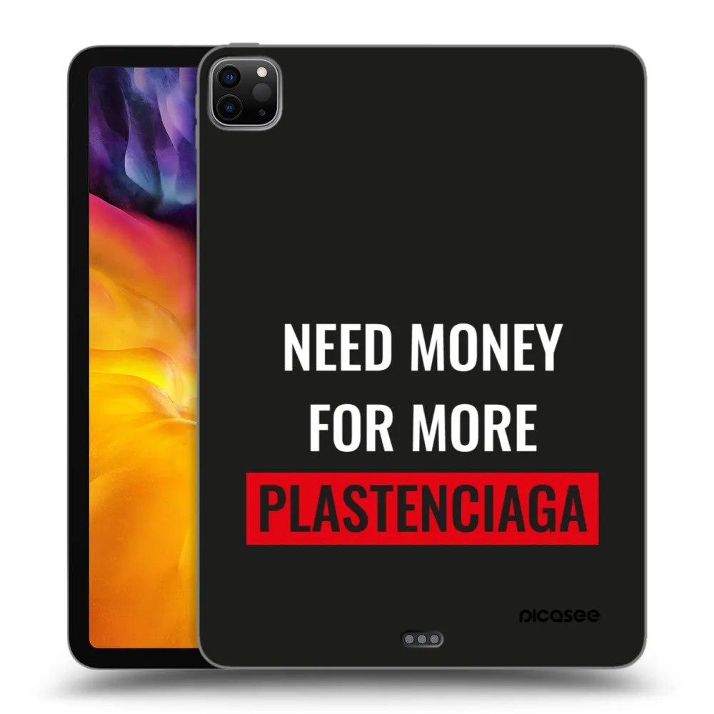 Picasee Μαύρη θήκη σιλικόνης για Apple iPad Pro 11" 2020 (2.gen) - More PLASTENCIAGA
