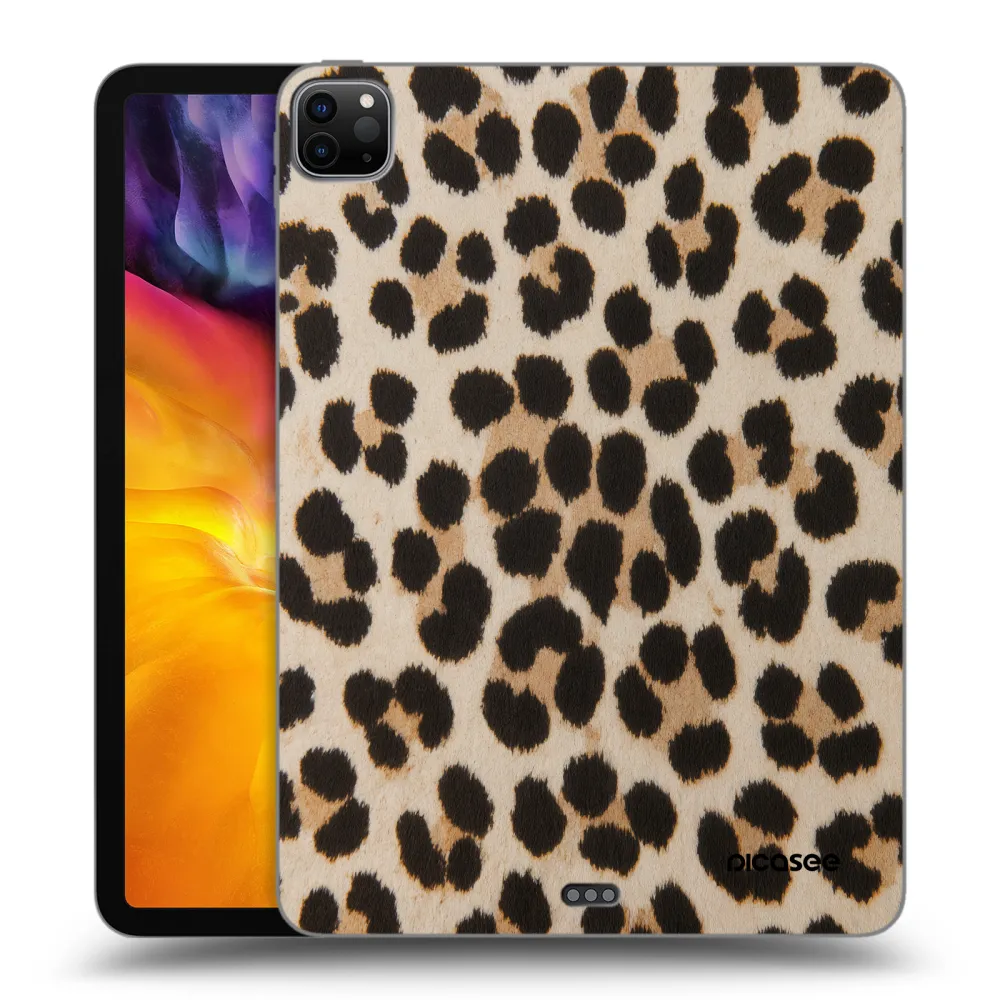 Picasee Μαύρη θήκη σιλικόνης για Apple iPad Pro 11" 2020 (2.gen) - Brown Tiger