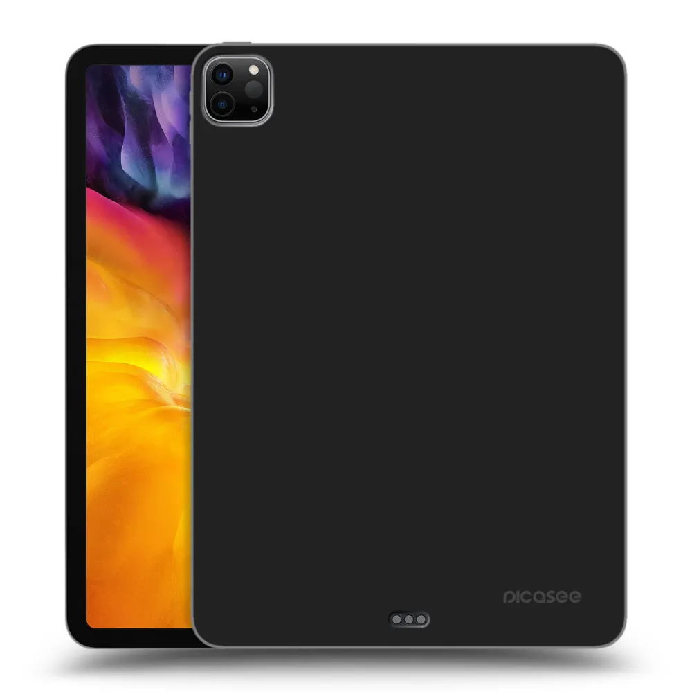 Picasee Μαύρη θήκη σιλικόνης για Apple iPad Pro 11" 2020 (2.gen) - Clear