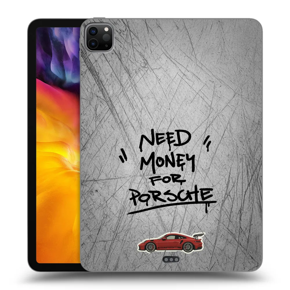Picasee Μαύρη θήκη σιλικόνης για Apple iPad Pro 11" 2020 (2.gen) - Grey Drift